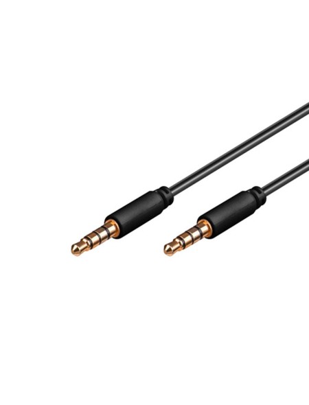 Cable audio estereo Jack 3.5 M/M  3m / 4 pines / Delock 83437