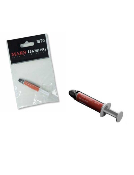Pasta termica Mars Gaming MT0 / 1gr / 6w / Alto rendimiento de disipacion