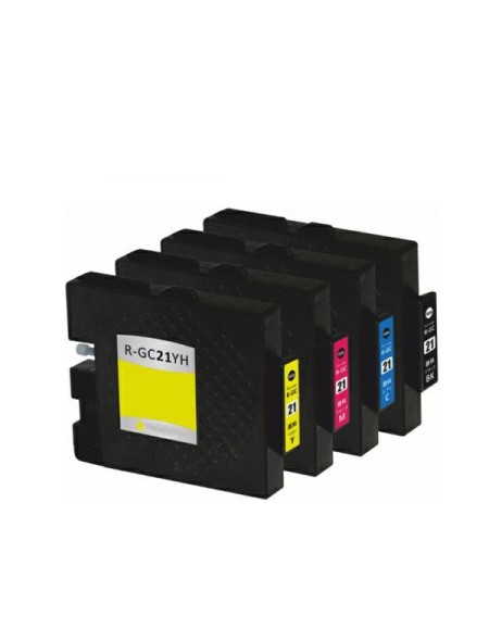 Tinta compatible Dayma para RICOH GC21 Amarillo