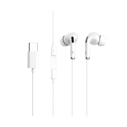 Auriculares + Micro NC3155 / Conexion Type-C / 1.2m / Blanco / MTK