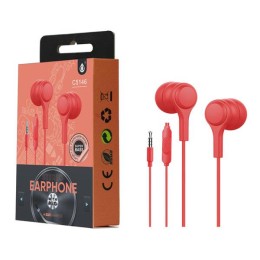 Auriculares + Microfono intrauditivos Lenoy C5146 Rojo One+