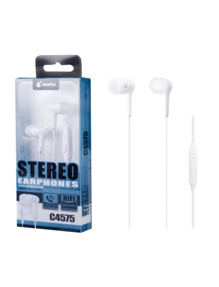 Auriculares con Microfono intrauditivos Bubble C4575 Blanco