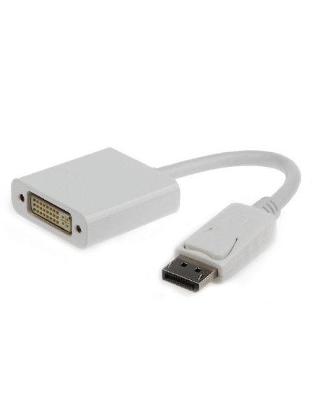 Adaptador DisplayPort Macho a DVI 24+5 Hembra / A-dpm-dvif-002-w / Blanco