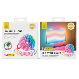 Tira de Luces LED / 5 metros / RGB / Control Remoto / Resistente al Agua (IP20) / MTK / NR9368