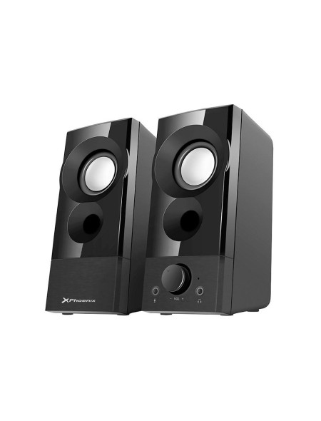 Altavoces 2.0 Pc Phoenix Private Sound / Usb / 6w (2x3w) / Jack 3.5mm / Negro
