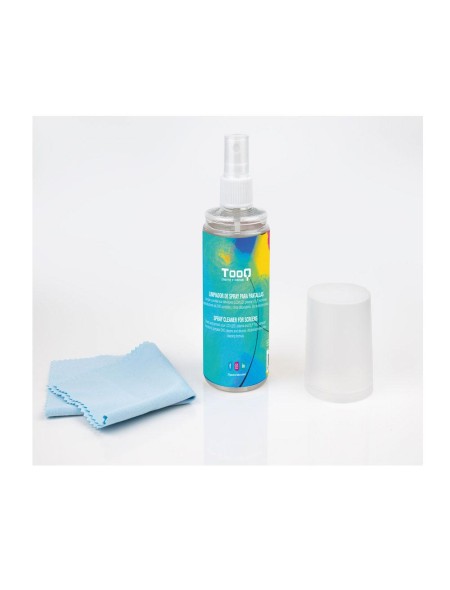 Pulverizador para limpieza de pantallas / Incluye paño de microfibra / 150ml / TQSC0016