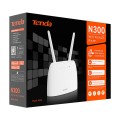Router Wifi TENDA 4G06 / 4G LTE / Wifi 300 mbps / 2 Antenas / 1 Puerto Telefono
