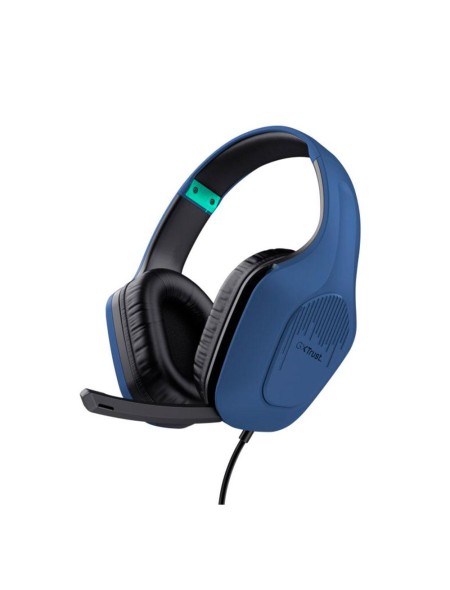 Auriculares Trust Gaming Gxt 415b Zirox Azul / Multiplataforma Ps5 - Xbox - Nintendo - PC /  Cable 2m / 24991