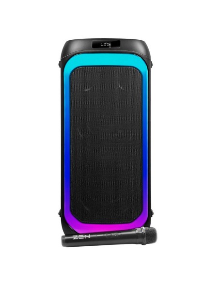 Altavoz Bluetooth 5.0 ZEN AERO / 350W PMPO / Iluminacion RGB / Aux / FM / Micro SD / 1x Microfono inalambrico / 3600Mah