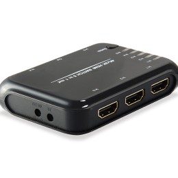÷ Switch hdmi equip 5 entradas 1 salida hdmi 1.4a 4k dts-hd con mando