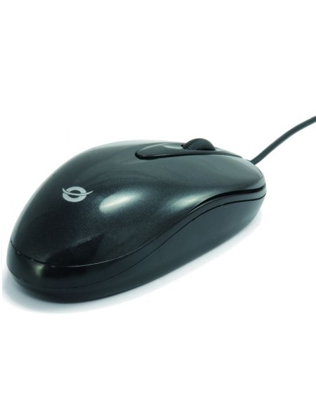 ÷ Mouse conceptronic easy optical usb negro y plata c08-278