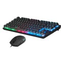 ÷ Teclado y mouse mars gaming mcptkl teclado de formato reducido tkl rgb brathing & flow mouse 32