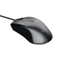 ÷ Mouse trust carve usb 3 botones y rueda desplazamiento 1200dpi color negro 23733
