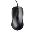 ÷ Mouse trust carve usb 3 botones y rueda desplazamiento 1200dpi color negro 23733