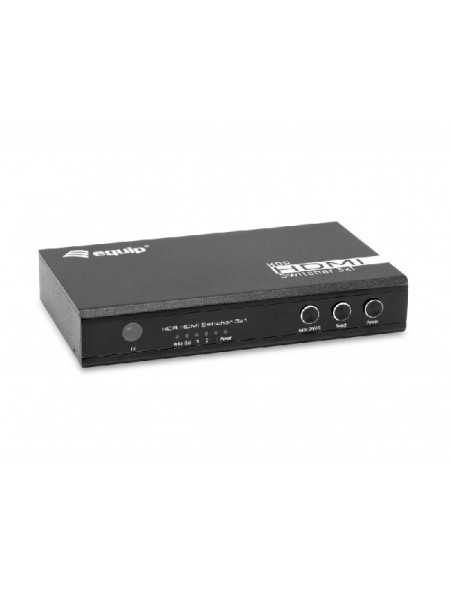÷ Switch hdmi 2.0 4k 3x1 alimentacion por usb equip
