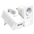 ÷ Homeplug tp-link powerline 1000mb pa7027p kit passthrough 2p giga kit 2 unidades