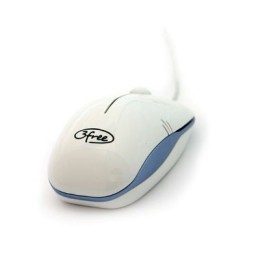 ÷ Mouse 3free mcm101/wb dise?o blanco azul