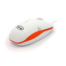 ÷ Mouse 3free mcm101/wo dise?o blanco naranja