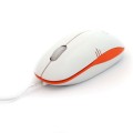 ÷ Mouse 3free mcm101/wo dise?o blanco naranja
