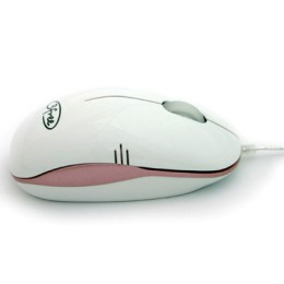 ÷ Mouse 3free mcm101/wp dise?o blanco rosa