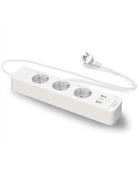 ÷ Regleta alimentacion de enchufes inteligentes wifi tp-link tapo p300 3 enchufes y 2 puertos usb 3.0