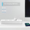 ÷ Regleta alimentacion de enchufes inteligentes wifi tp-link tapo p300 3 enchufes y 2 puertos usb 3.0