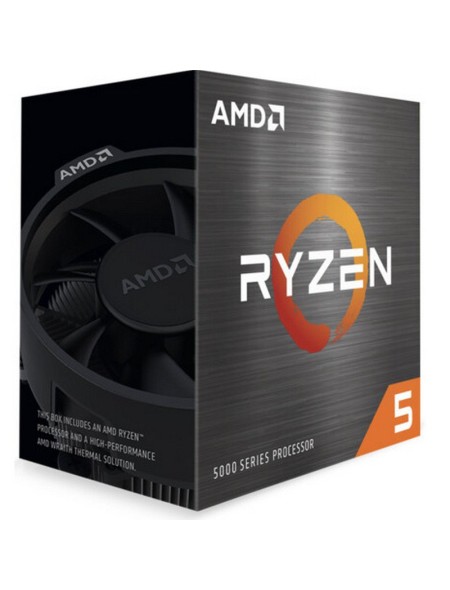 ÷ Cpu amd am4 ryzen 5 5500 3.6ghz - 4.2ghz 6 core 3mb 16mb cache 64bit 65wat box (sin igpu)