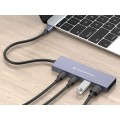 ÷ Hub usb 3.2 conceptronic hubbies13g 2 puertos usb 3.2 usb-c 2 puertos usb-a carcasa de aluminio