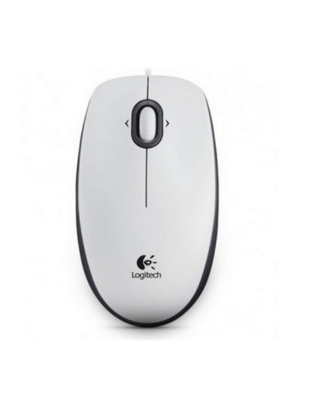 ÷ Mouse logitech b100 blanco usb p/n: 910-003360