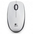 ÷ Mouse logitech b100 blanco usb p/n: 910-003360