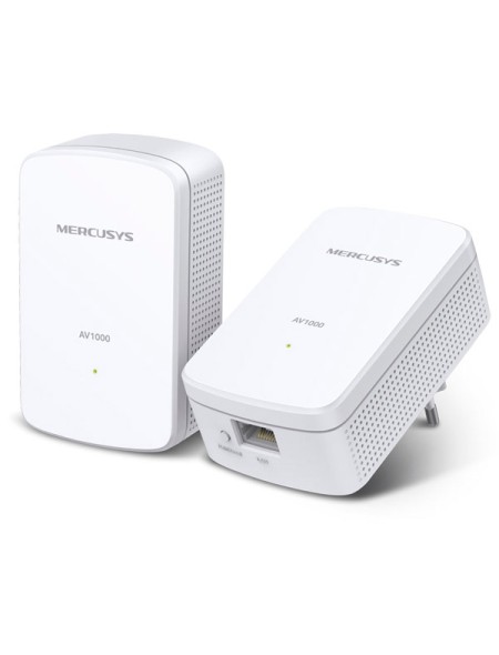÷ Homeplug mercusys mp500 kit con conexion lan gigabit kit 2 unidades
