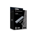 ÷ Hub usb 3.0 conceptronic hubbies20gp 7 puertos usb-c a 3xusb-c 4xusb-a con alimentador