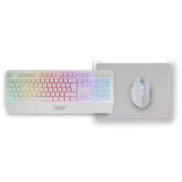 ÷ Teclado mouse y alfombrilla mars gaming mcp124wfr frances rgb h-mech, mouse huano rgb 3200dpi,