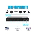 ÷ Switch hdmi 2.0 4k 5x1 alimentacion por usb equip