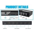 ÷ Switch hdmi 2.0 4k 5x1 alimentacion por usb equip