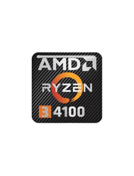 ÷ Cpu amd am4 ryzen 3 4100 3.8ghz - 4.0ghz 4 core 3mb 4mb cache 64bit 65wat box (sin gpu)