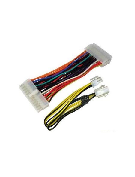 Cable prolongador de Alimentacion ATX 15cm + cable p4 hembra (4+4 pines macho) 10.19.1301