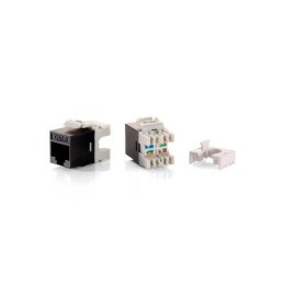 ÷ Kit 8 uds conector hembra rj45 ftp cat6 panel keystone