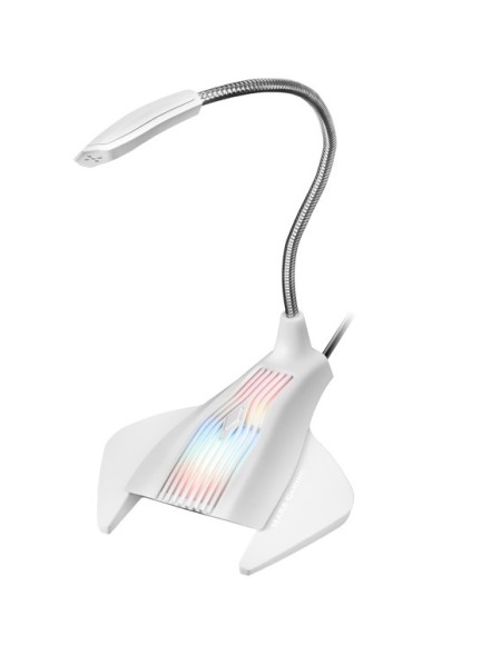 ÷ Microfono sobremesa adaptable mars gaming mmic omnidereccional usb brazo flexible boton mute base co