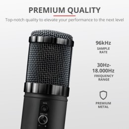 ÷ Microfono trust gxt 256 exxo usb - pc patron cardioide - latencia cero - rejilla iluminada rgb - fi*