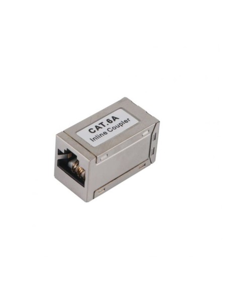 ÷ Adaptador rj45 cat.6a apantallado hembra hembra