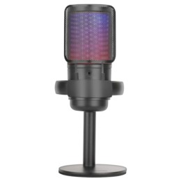 ÷ Micr?fono de estudio profesional mars gaming mmicse negro adc 196khz 24 bits usb-a/usb-c iluminacion