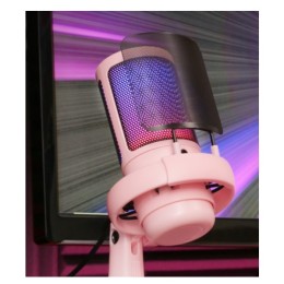 ÷ Micr?fono de estudio profesional mars gaming mmicsep rosa adc 196khz 24 bits usb-a/usb-c iluminacion