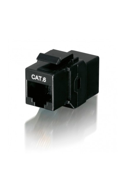 ÷ Kit 8 uds adaptador rj45 equip categoria 6 hembra hembra keystone para panel 125579