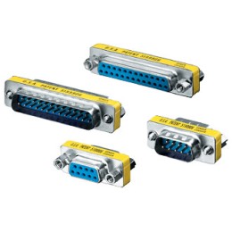 ÷ Adaptador db9 equip db9 macho - db9 macho 124300