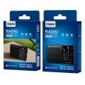 Radio portatil Am-Fm con Antena NT7017 / Altavoz externo / Jack 3.5mm / Negro / Mayou / 2700172
