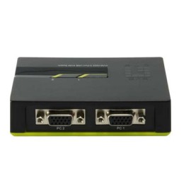 ÷ Conmutador automatico level one v/t/m 1a2 cups usb cables incluidos