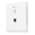 ÷ Punto de acceso interior wifi tp-link eap115-wall con placa de pared 300mb en 2,4ghz poe pasivo 2 an