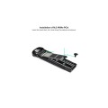÷ Caja externa m.2 usb-c tooq tqe-2201b para m.2 nvme pcie usb 3.1 gen2 aluminio negra