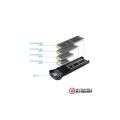 ÷ Caja externa m.2 usb-c tooq tqe-2201b para m.2 nvme pcie usb 3.1 gen2 aluminio negra